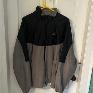 Adidas Men's Two-Tone Black and Gray Jacket